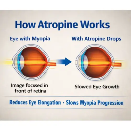 How Atropine Drops Help Control Myopia